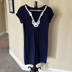 Lilly Pulitzer Dress- Navy, cream